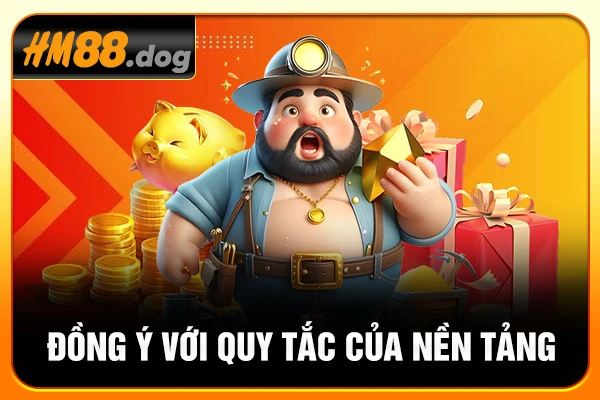 Đồng ý với quy tắc của nền tảng